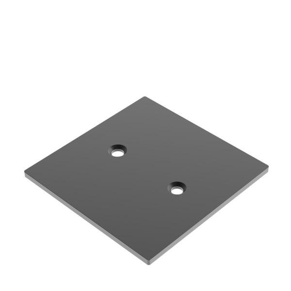 Aluminium Zaun Pfosten 80x80x1850 Bausatz Lamellen Sichtschutzzaun Set Anthrazit
